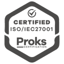 ISO/IEC 27001 Zertifizierungssiegel - Proks Certification
